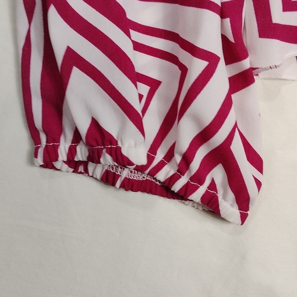 Behind The Seams Womens Geometric Patterned Long Sleeve Top - Picture 4 of 9